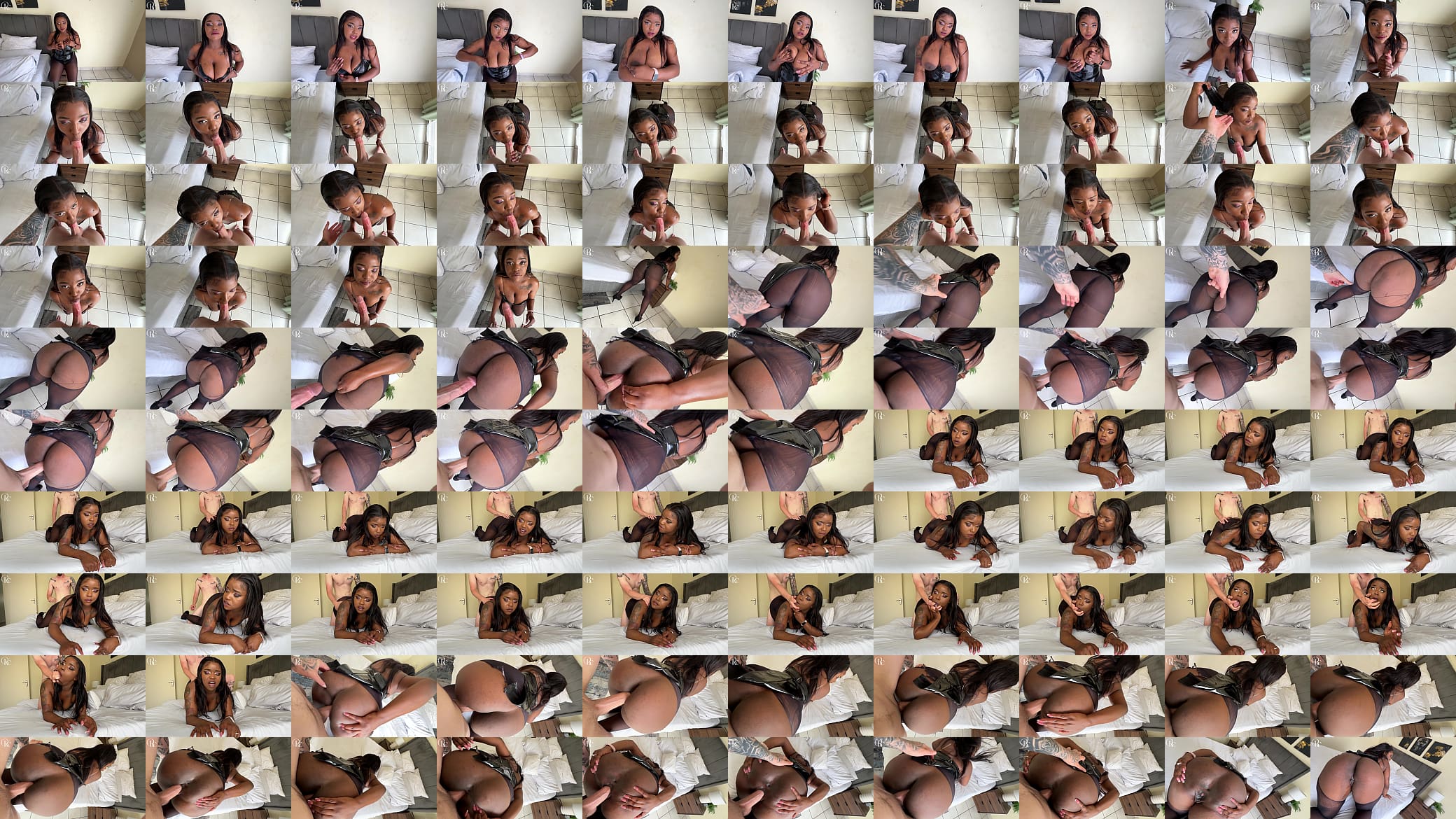 Slutty Black Wife Gets Pounded and Creampied 预览图