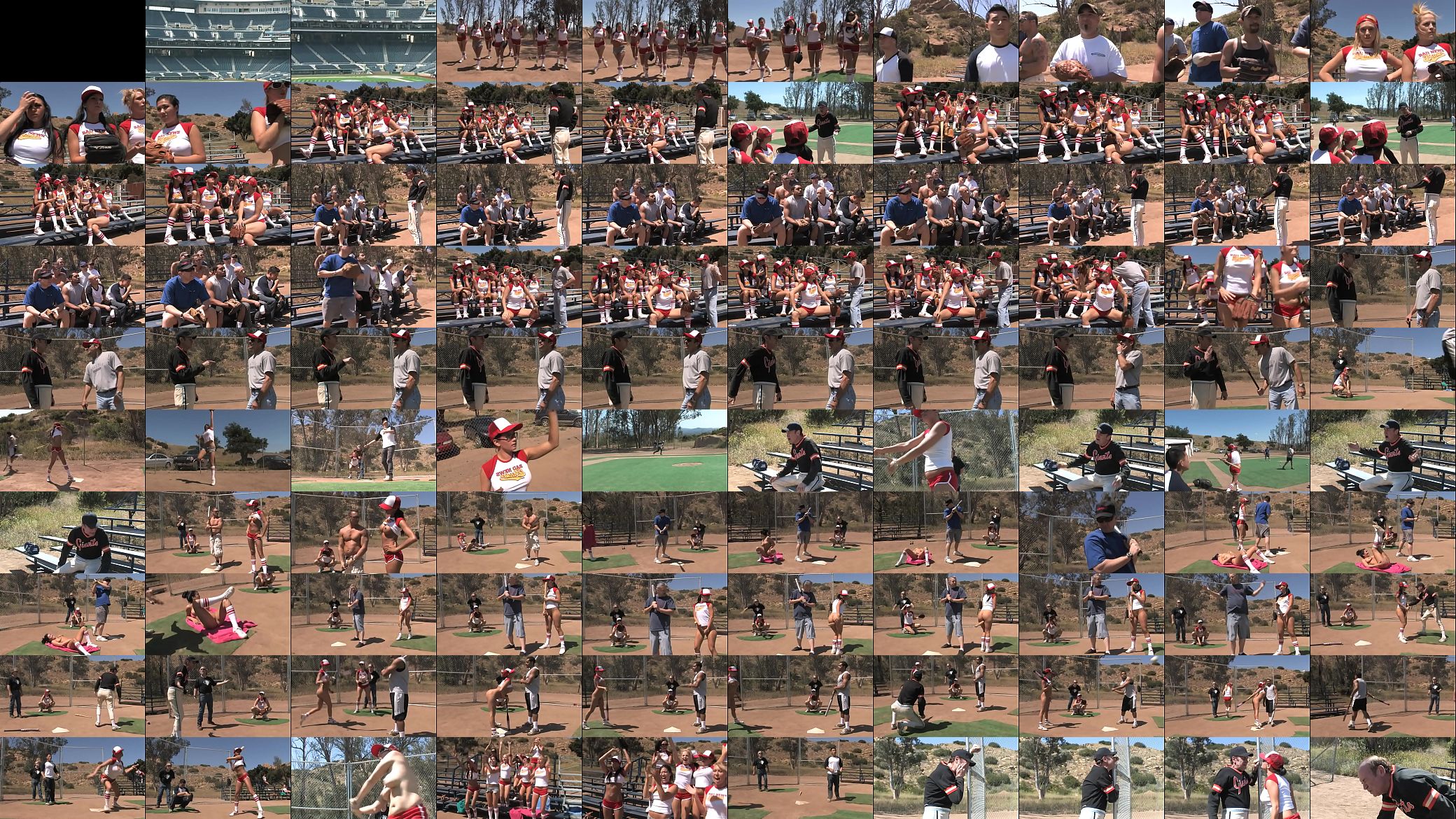 A baseball team full of sluts uses their bodies to distract the opponent 预览图