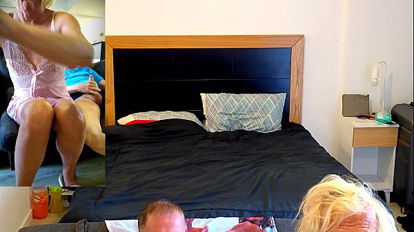 Sexy blonde shemale gets his tight ass drilled by tattooed guy