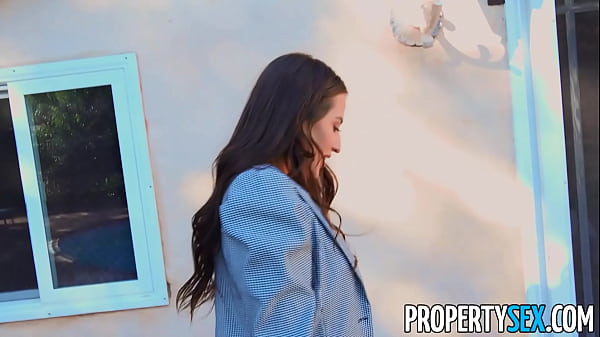 Download Video - PropertySex Enticing Brunette Real Estate Agent Babe Convinces Picky Client to Purchase Home