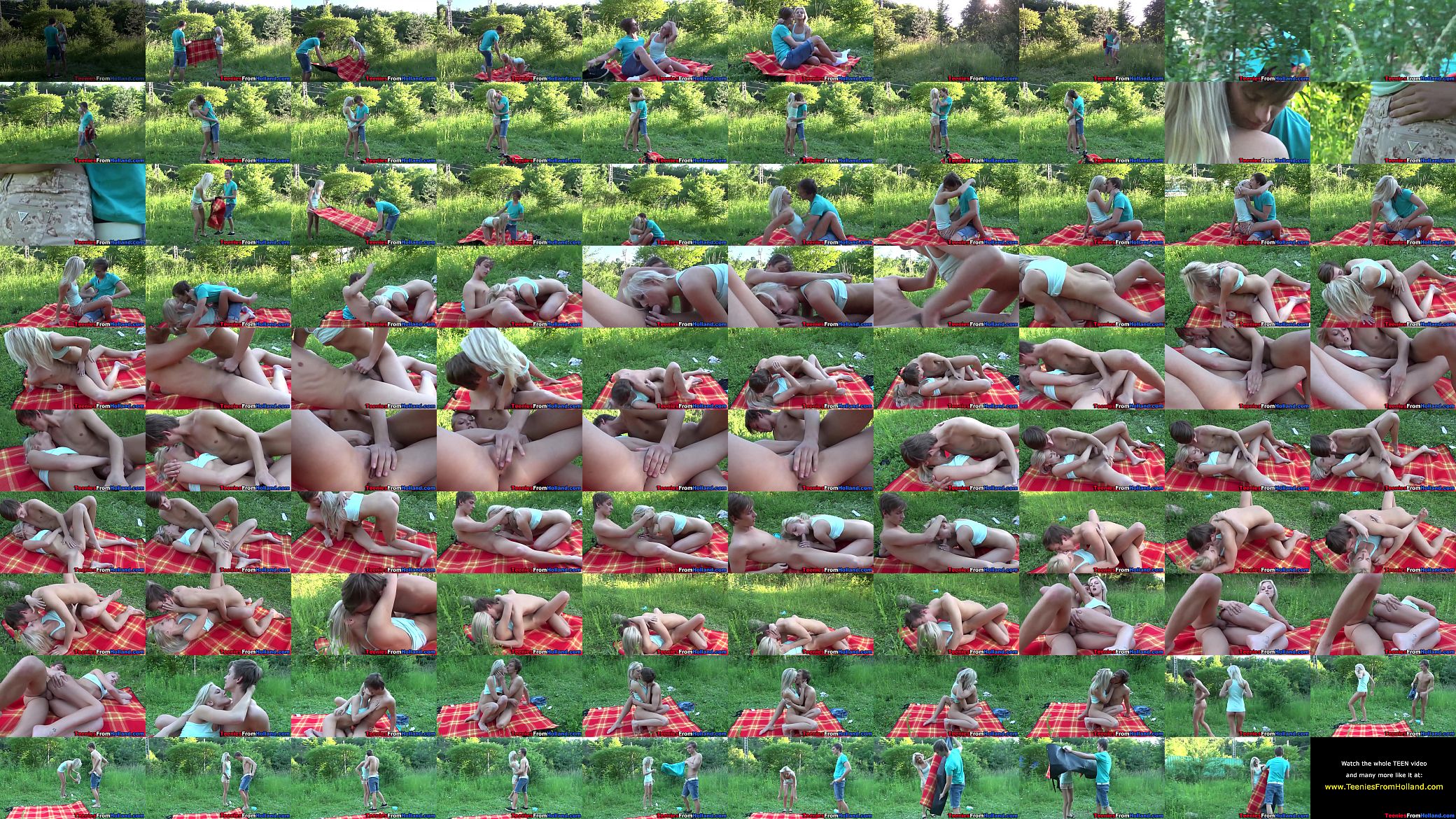 Blonde teen screw outside 预览图