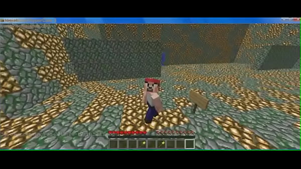 thumb playing minecraft