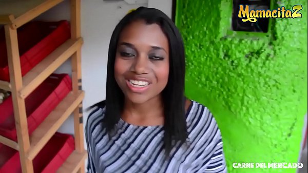 MAMACITAZ - #Luisa Chocolate - Sexy Ebony Teen Rides Stranger On Her First Adventure On Porn Cam