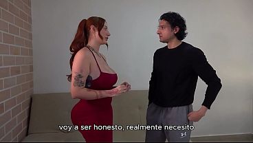Indian seduces Latina real estate agent with big ass and big tits - Devil Khloee