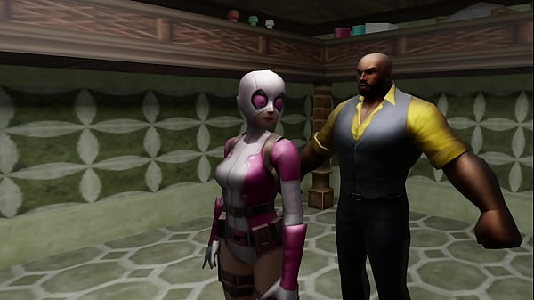 GwenPool gets blacked 12 sec