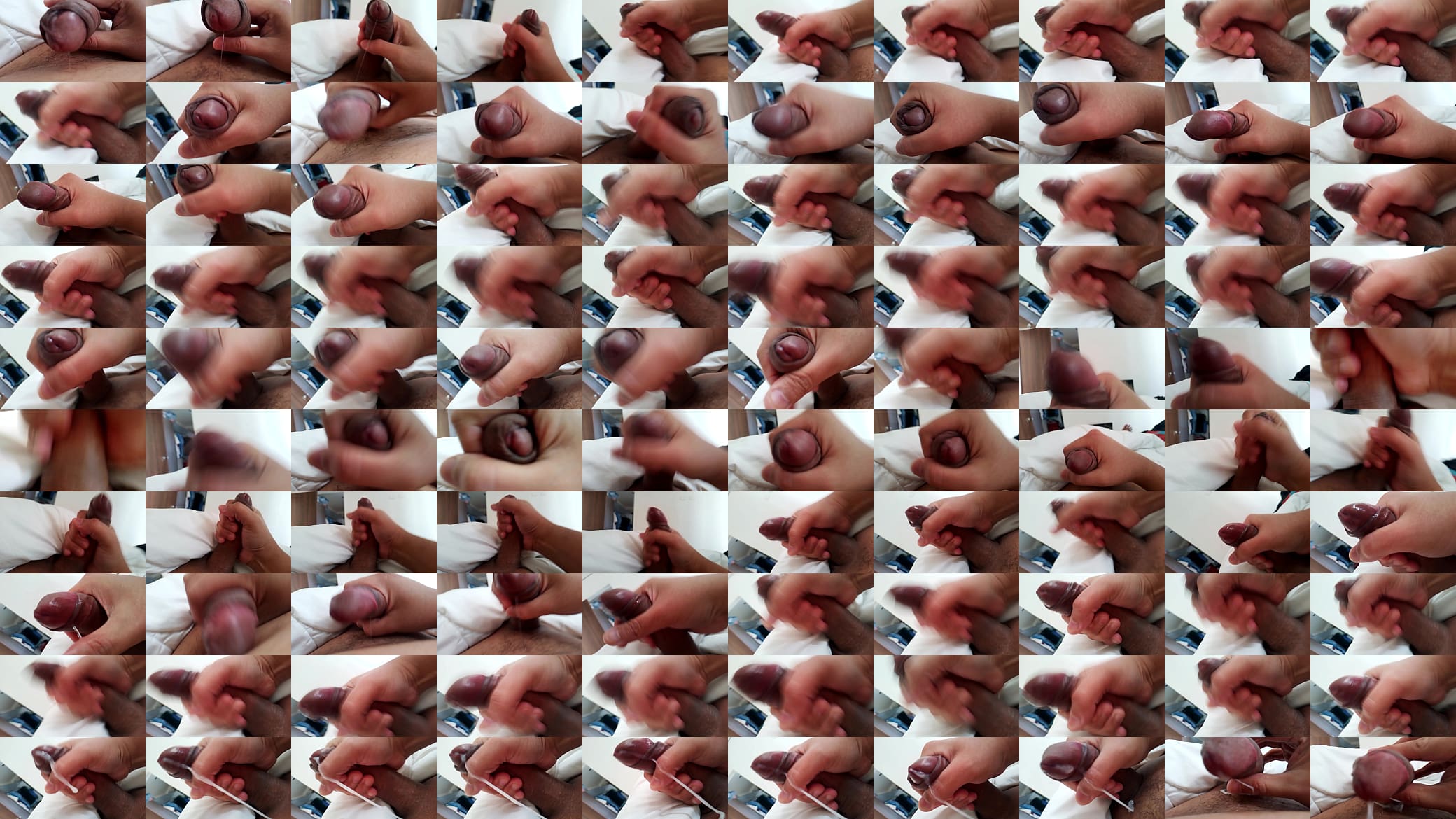 Cumming, jacking off my uncircumcised cock, closeup. October 12, 2024. 预览图