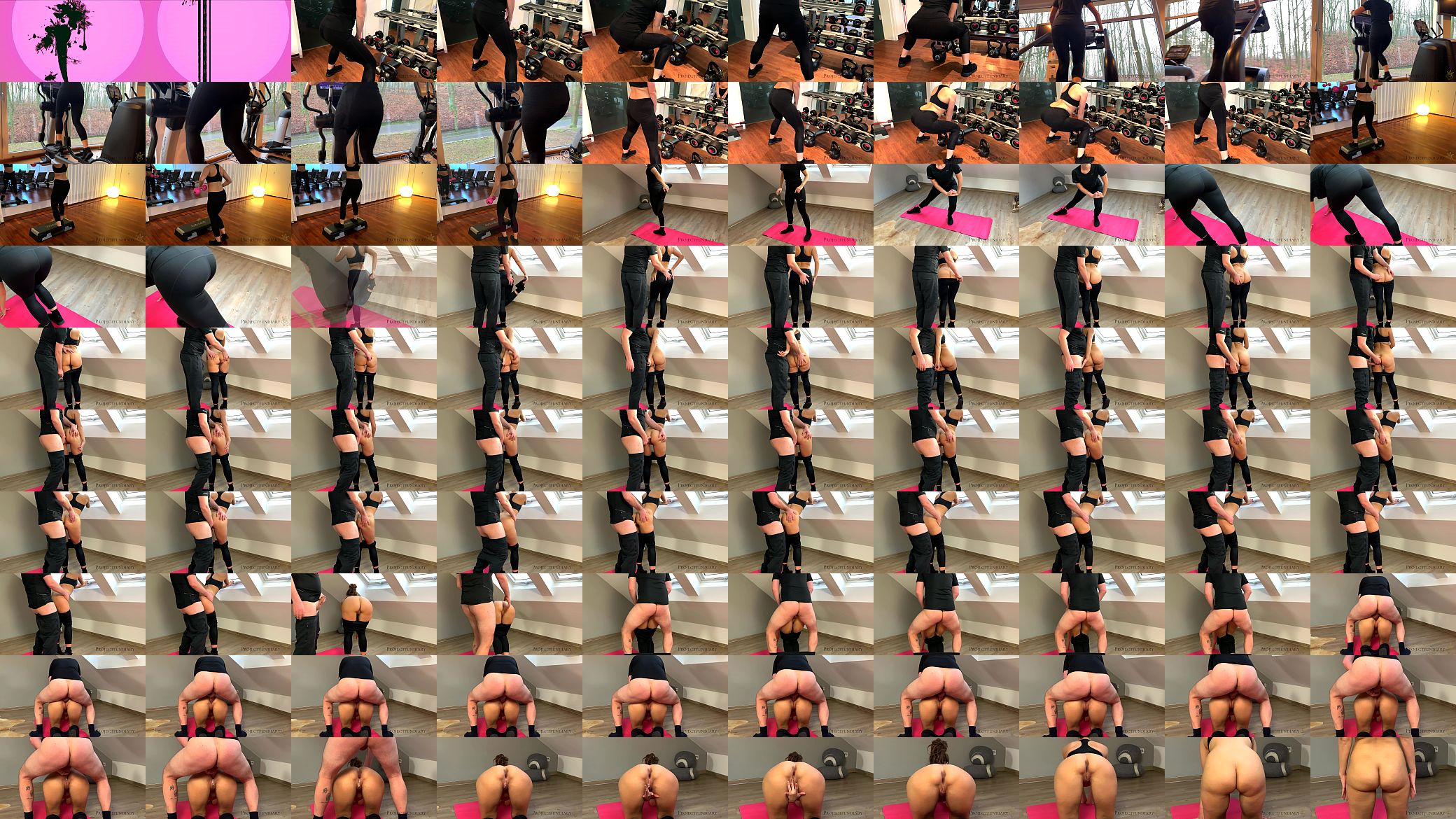 fit teen gets a deep fuck by the trainer - projectfundiary 预览图