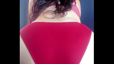 I can't have sex with my stepbrother, but I can make him cum on my red panties.