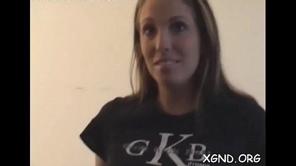 Lusty doll Erika riding a big packing monster