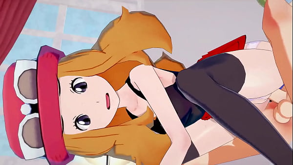 Pokemon 3D hentai: 1X years later, Clemont has finally found a bride and it was.... Serena!