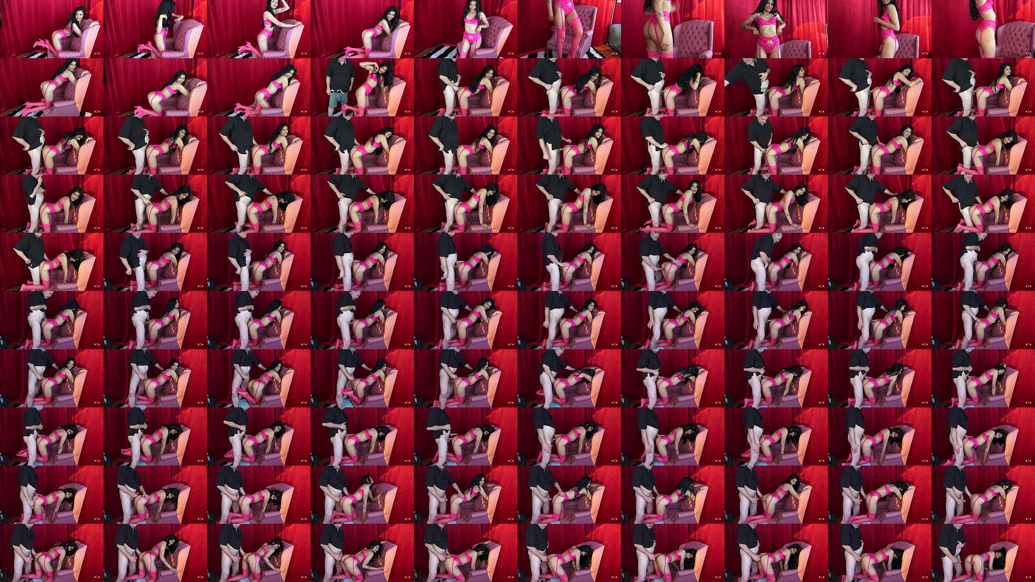 Cumshot Reward for Assjob in pink Garter Belt 预览图