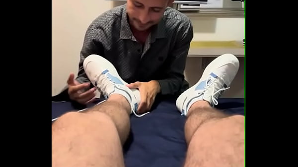 Slim Twink Foot Slave: Kissing, Caressing & Worshipping Master&rsquo;s Feet