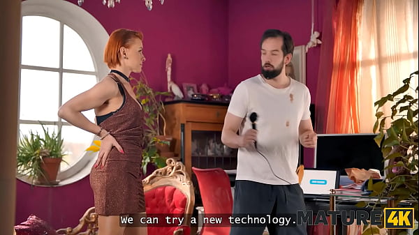 Download Video - MATURE4K&period; Mature Nymfa came to her young neighbour and seduced him with moaning