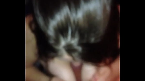 Sexy brunette tittyfucking