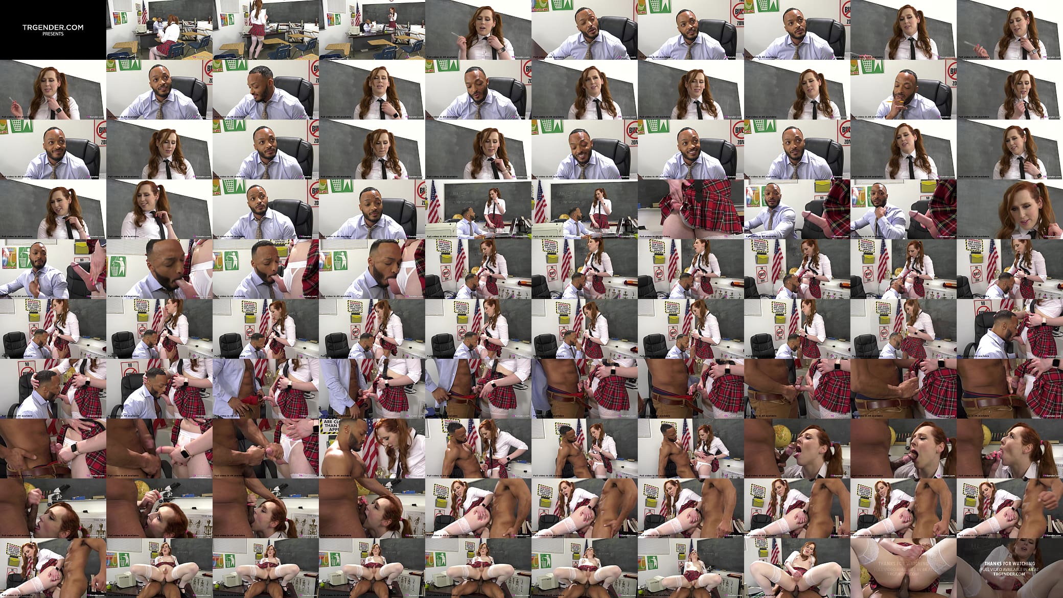 Teacher fucks hot trans college girl Shiri Allwood 预览图