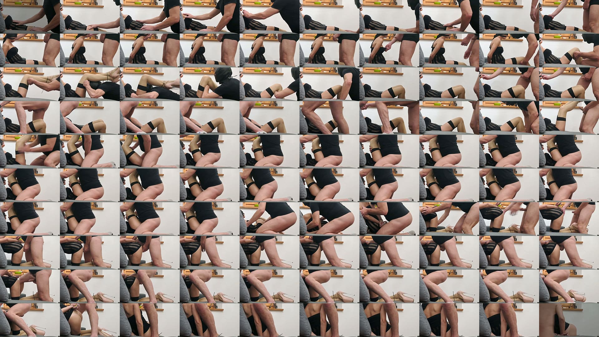 Preview - MILF bound, blindfolded, and gagged, licked, and fucked 预览图