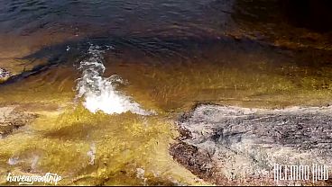 Public Beach NO PANTIES # Public Buut Plug n Pussy flashing