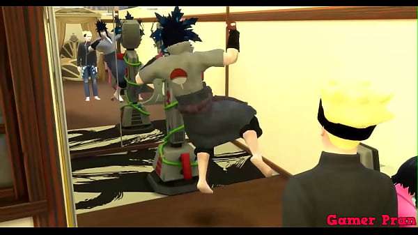 Naruto Cap 1 goes to visit his girlfriend sarada and then sakura gets sasuke masturbating sees them having sex