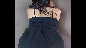 My stepsister deliberately wore nothing under her miniskirt, and her irresistible ass was just too much of a temptation.