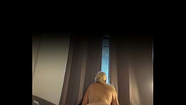 Hot Blonde MILF Riding Big Cock Low Angle 9:16 Portrait