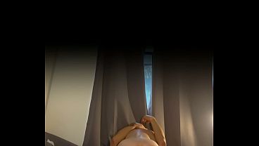 Hot Blonde MILF Riding Big Cock Low Angle 9:16 Portrait
