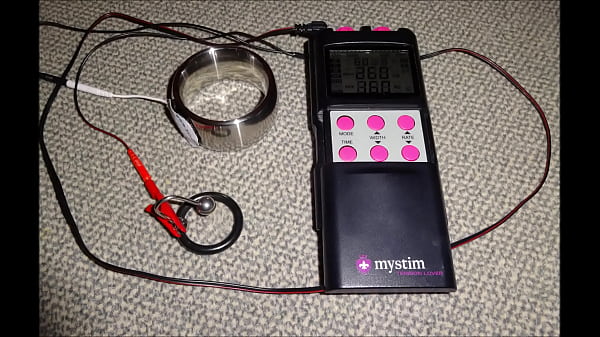 Download Video - E-stim cum milking with sperm-stopper