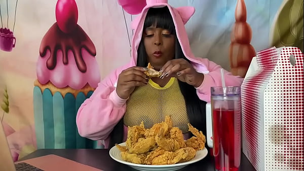 Feedmetons is a fat pig!!!  SSBBW stuffing face while watching porn. Feederism