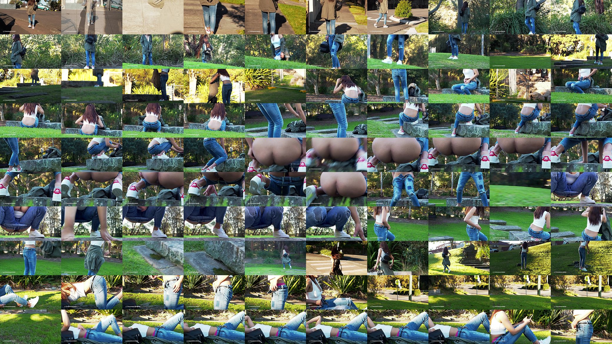 Nature&#039;s Nectar - ASIAN Tina PLAYS OUTDOOR PEE GAMES in the LOCAL PARK 预览图