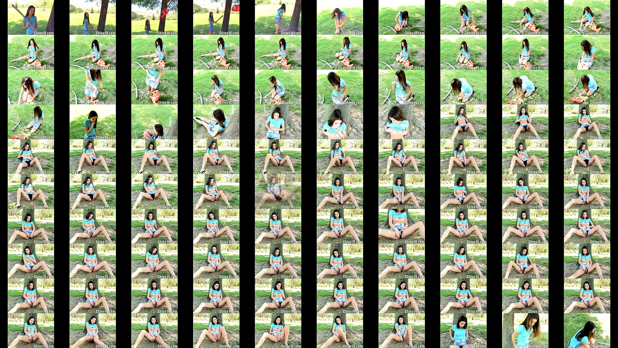 cute petite solo teen chloe 18 masturbating 预览图