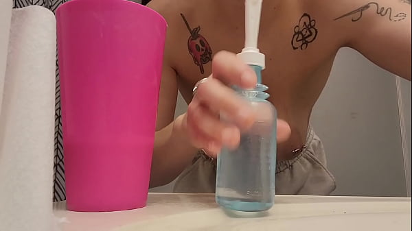 ANAL MILK RELEASE ENEMA SQUIRTY ASMR