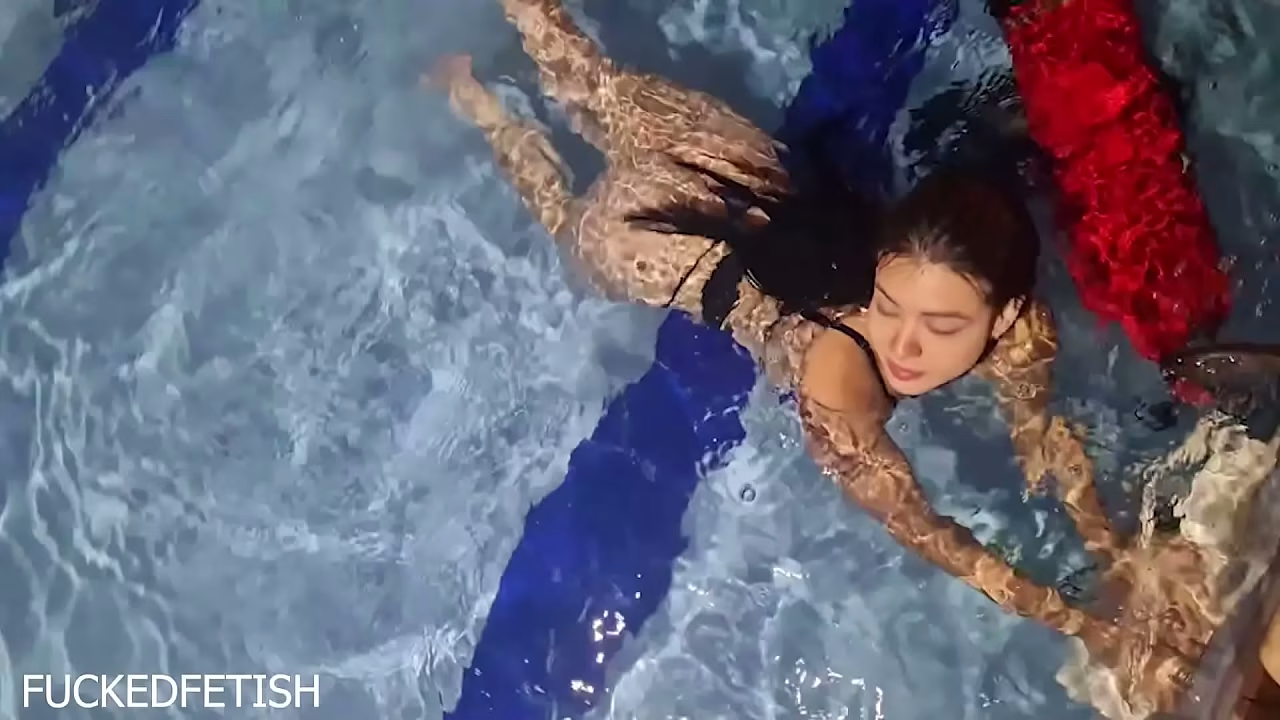 Underwater night sexy lace pool Moonblack 738