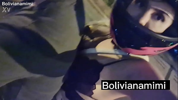 I found him on tinder an he picked me on his motorcycle to go to fuck in his apartment  20 min sex on bolivianamimi.tv