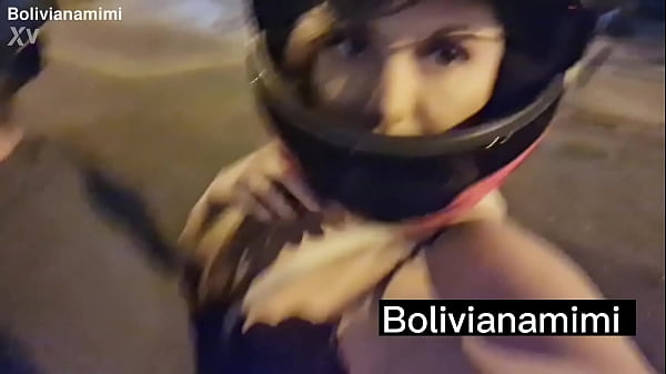 I found him on tinder an he picked me on his motorcycle to go to fuck in his apartment  20 min sex on bolivianamimi.tv