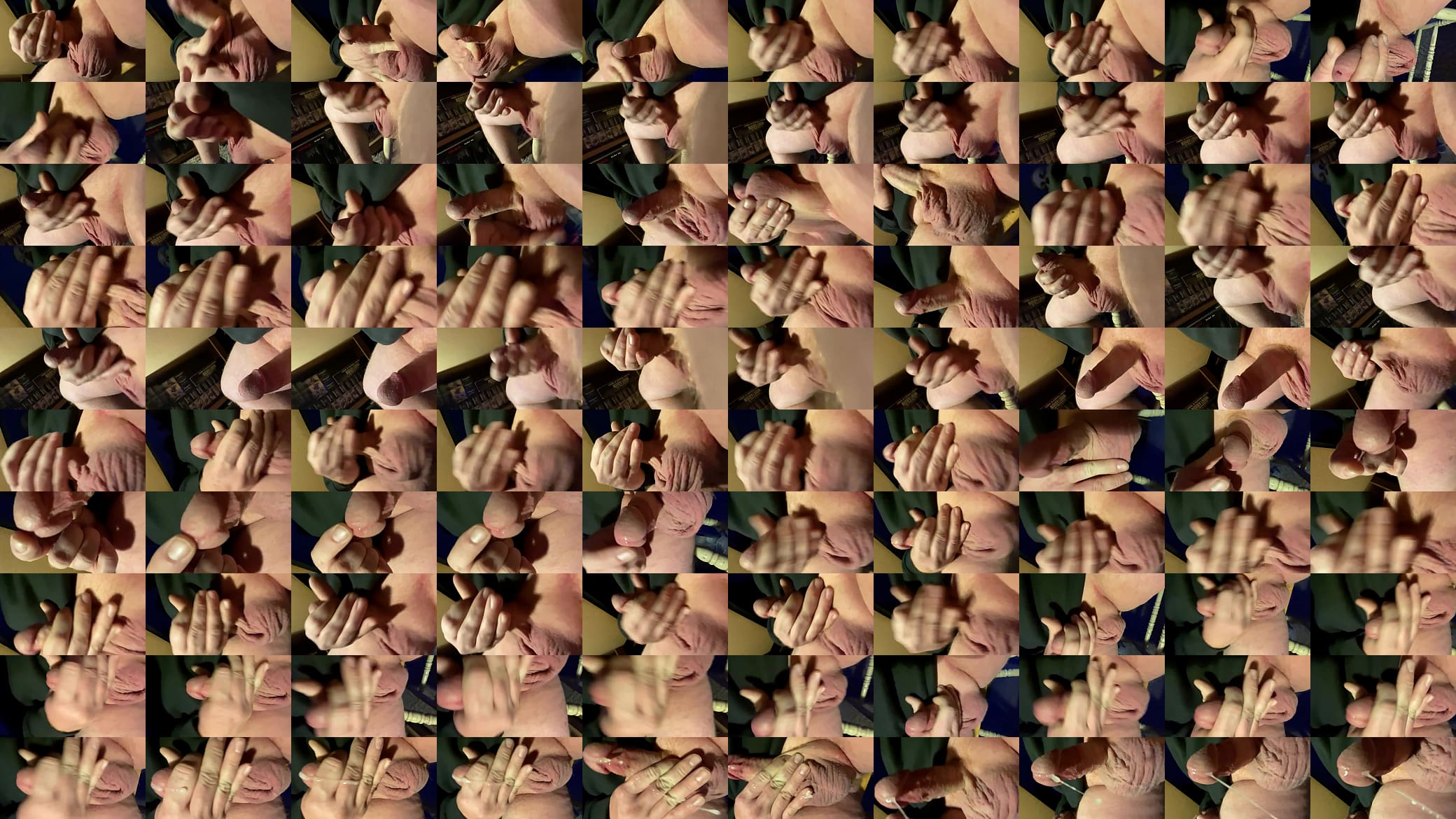 Chubby redhead stroking his small cock to a big cumshot 预览图
