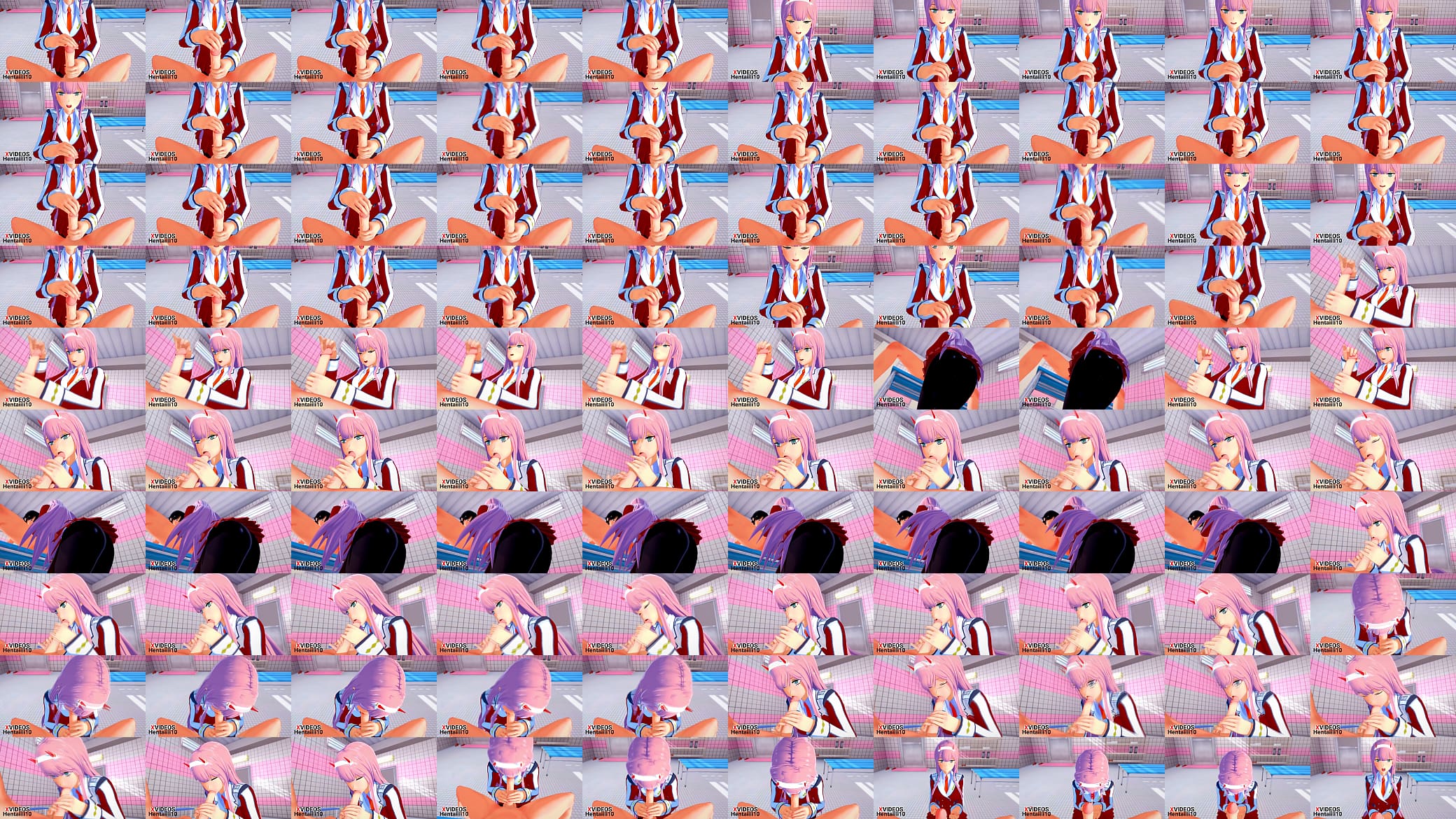 Zero Two Blowjob Hentai 预览图