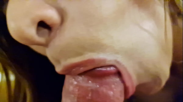 Horny Latina gets turned on by being filmed while she puts cock in her mouth and milks it