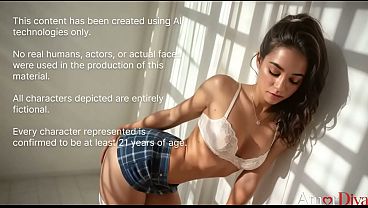 I caught my Latina stepdaughter masturbating and punished her hard with my hard cock in both holes [AI]