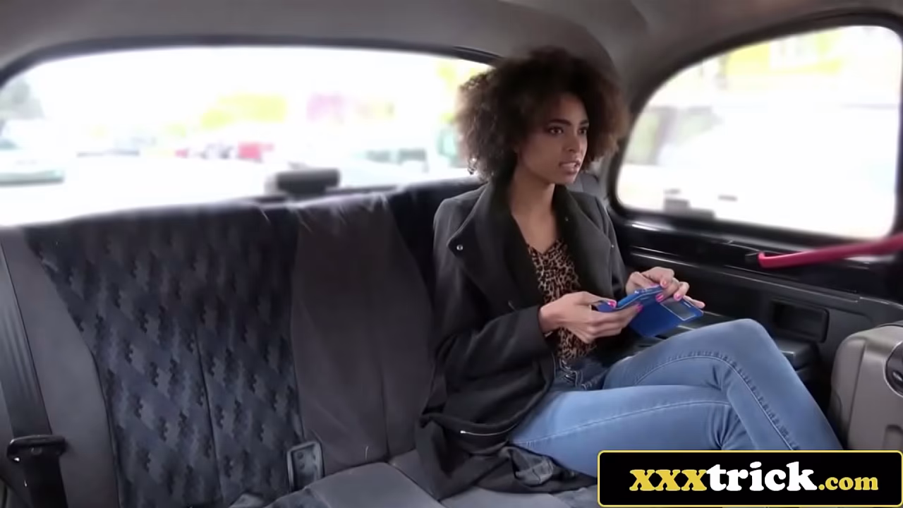 Brazilian Ebony Beauty Takes a Wild Ride in Czech Taxi