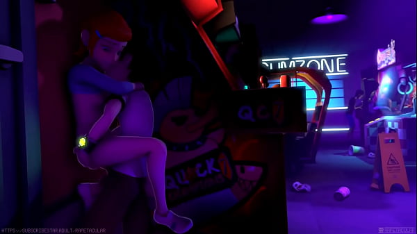 gwen ten pounded at the arcade