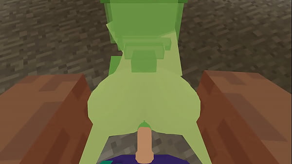 Hot Minecraft Slime Gets Fucked