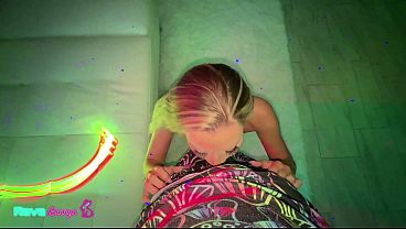 Rave Bunny Blake Blossom Controls Gets Soaked In Sweat And Cum!