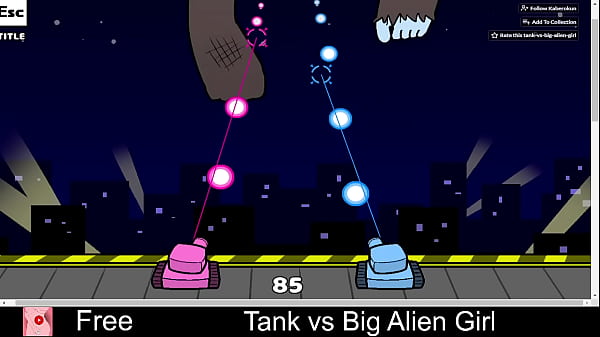 Tank vs Big Alien Girl
