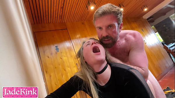 Dirty priest gets naughty in church and fucks visitor