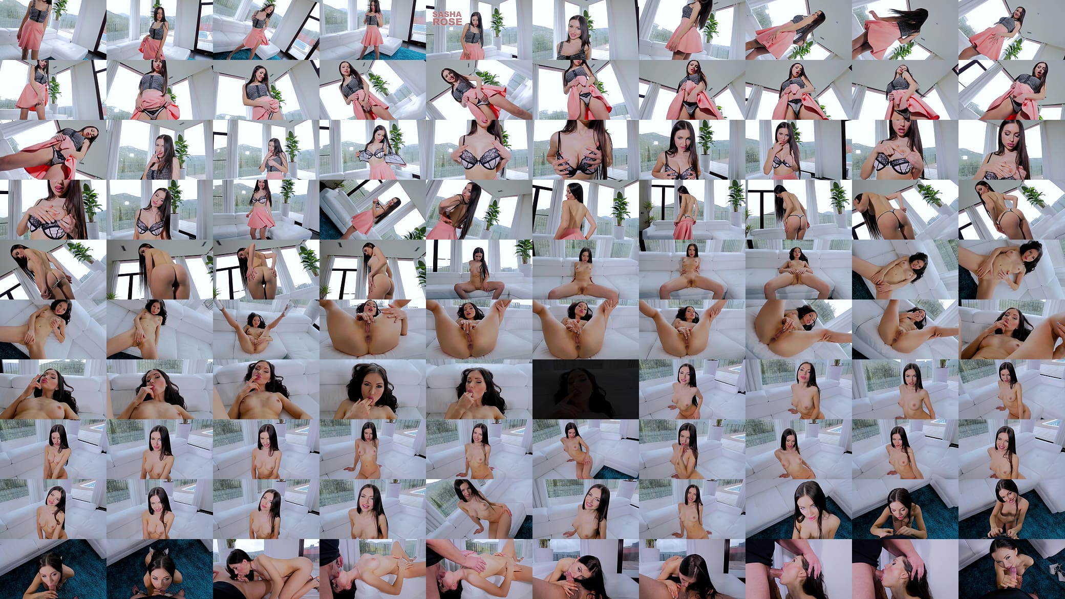 SASHA ROSE Huge Cock POV All The Way Down Deepthroat Facefuck and Cum Swallow - WoW! A 预览图