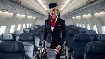 Flight Attendant Sex (AI-Generated)