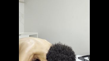 HAIRY BOTTOM TAKES HUGE BIG BLACK COCK