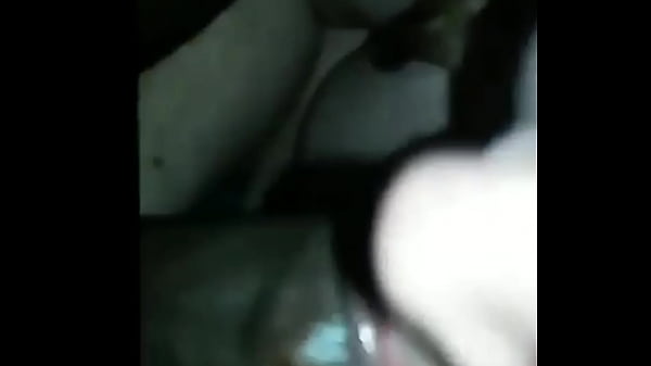 blindfolded white bbw swallows black cum