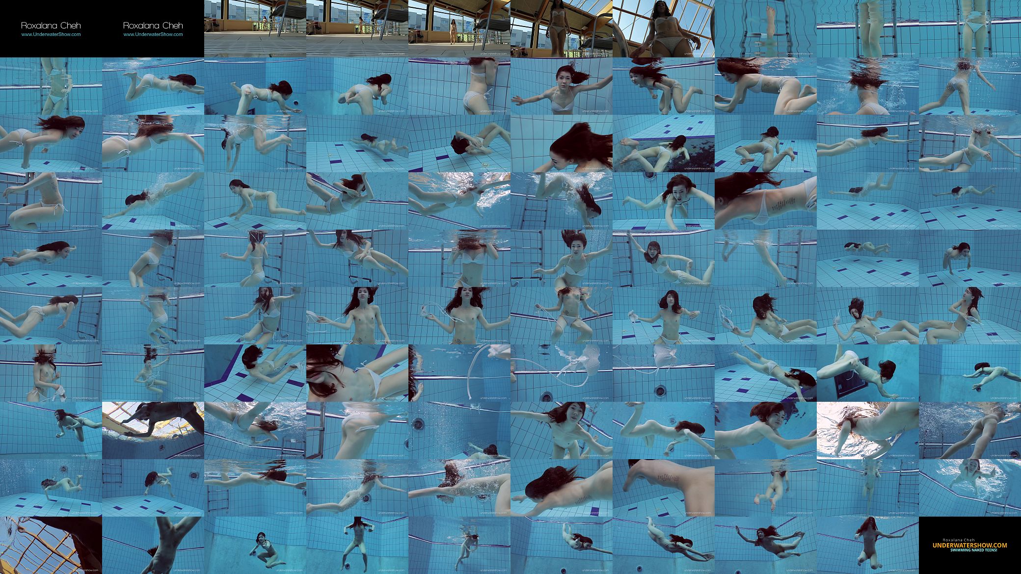 Roxalana submerged in the pool naked 预览图