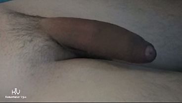 Licking male nipple until his hard cock cums