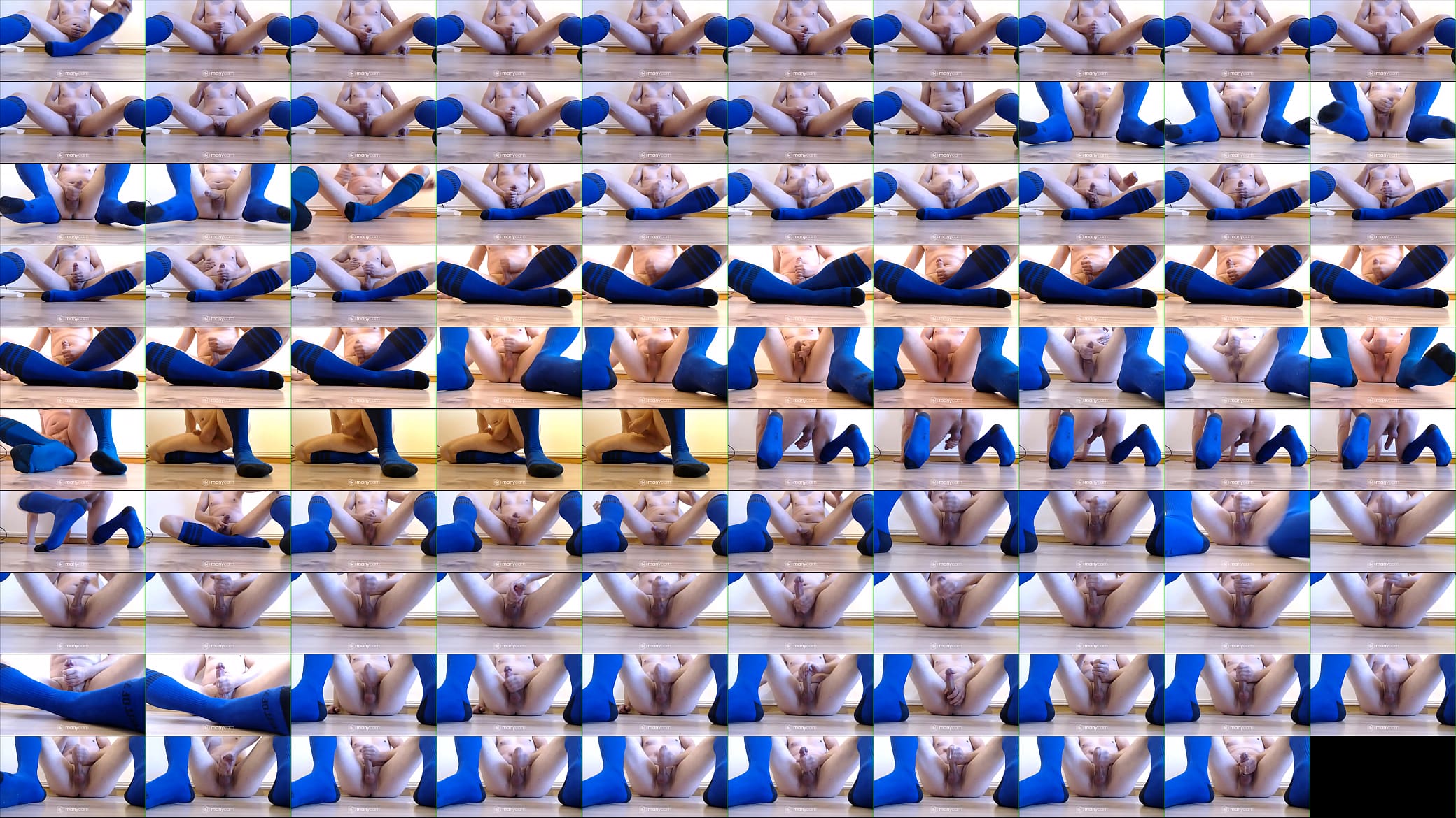 fuckinsox enjoys webcam session in knee high socks and ends in big cumshot 预览图